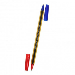 Ручка шариковая двусторонняя Mazari Twixi, 1.0 мм, синяя + красная
