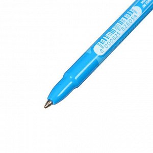 Ручка шариковая со стираемыми чернилами Tratto Ftratto Cancellik + ластик, 0.5 мм, голубые чернила