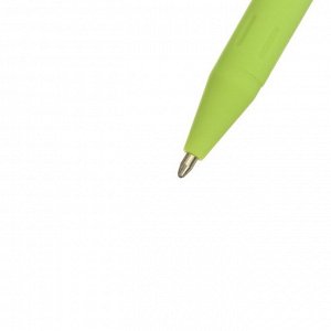 Ручка шариковая PrimeWrite. Basic. Nero, узел 1.0 мм, синие пигментные чернила на масляной основе, корпус Soft Touch, МИКС