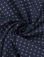 Ткань Хлопок-сорочечный мелкие цветы, т.синий3 диз.3