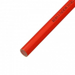 Карандаш незаточенный 4.3 мм, Koh-I-Noor 3263/1 по стеклу, металлу, пластику, красный, L=175 мм