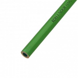 Карандаш незаточенный 4.3 мм, Koh-I-Noor 3263/3, по стеклу, металлу, пластику, зелёный, L=175 мм