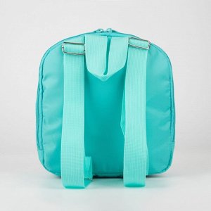 Рюкзак со светодиодом «Единорожка», 20х9х22, отд на молнии, сирень