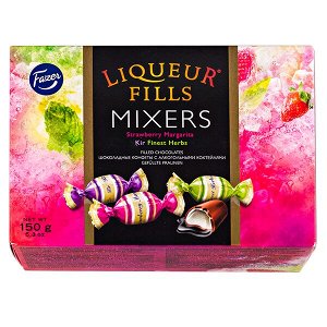 конфеты FAZER Liqueur Fills Mixers 150 г 1уп.х 12 шт.