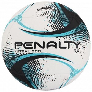 Мяч футзальный PENALTY BOLA FUTSAL RX 500 XXI, размер 4, PU, термосшивка, цвет белый/чёрный