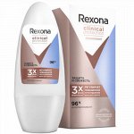 Rexona Део ролик 50мл CLINICAL PROTECTION Защита и Свежесть муж.