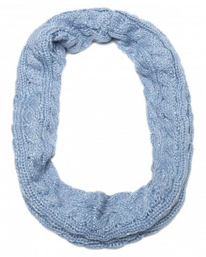 Комплект: шапка/шарф жен. (144317)голубой