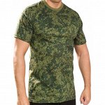 ФМ-1655-1/Футболка мужская зеленый камуфляж