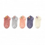 Набор коротких носков для девочки (5 пар)