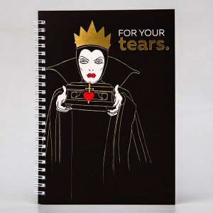Блокнот "For your tears" — для тех, кто не боится быть злодейски прекрасным.