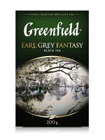 Чай Гринфилд Greenfield листовой черный Эрл Грей Earl Grey Fantasy, 200 г