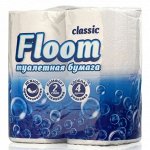 Floom classic бум туалетная 2сл белая4шт