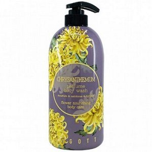 282089 "Jigott" Chrysanthemum Perfume Body Wash  Парфюмированный гель для душа Хризантема 750 мл  1/20