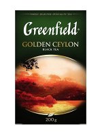 Чай Гринфилд Greenfield листовой черный Golden Ceylon, 200 г