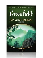 Чай Гринфилд Greenfield листовой зеленый Jasmine Dream, 100 г