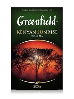 Чай Гринфилд Greenfield листовой черный Kenyan Sunrise, 200 г