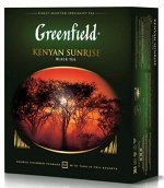 Чай (Гринфилд) &quot;Kenyan Sunrise&quot;, черный, 100 пакетиков в конвертах по 2 г