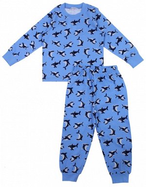 Пижама для мальчика васильковый