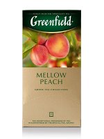 Чай Гринфилд Greenfield зеленый Peach Mellow, 25 шт