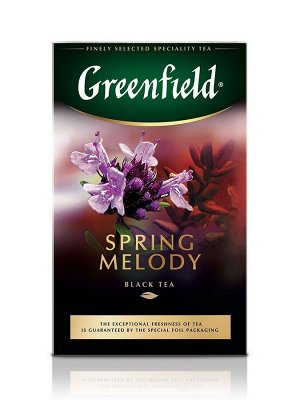 Чай Гринфилд Greenfield листовой черный Spring Melody, 100 г