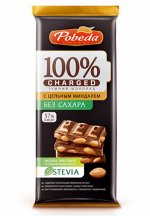 Тёмный без сахара с цельным миндалем Чаржед 90г