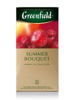 Чайный напиток Гринфилд Greenfield  в пакетиках Summer Bouquet, 25 шт