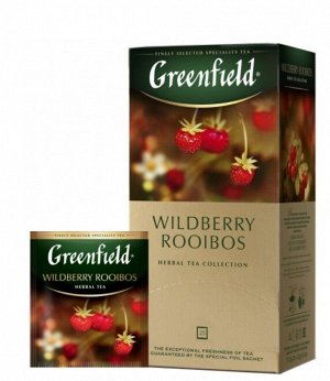 Чай Greenfield Гринфилд Greenfield  Wildberry Rooibos трав, 25 пак