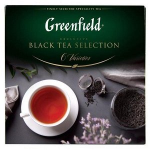 Набор чая Greenfield ассорти изысканного чая 6 видов, 270 г