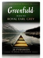 Чай Greenfield черный в пирамидках Royal Earl Grey, 20 шт