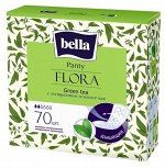 Прокладки ежедневные женские BELLA Panty Flora Green Tea 70 шт