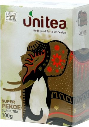 UNITEA. Super Pekoe 100 гр. карт.пачка