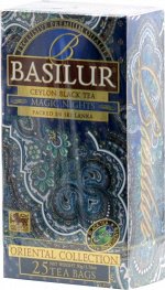 BASILUR. Волшебные ночи черный 50 гр. карт.пачка, 25 пак.