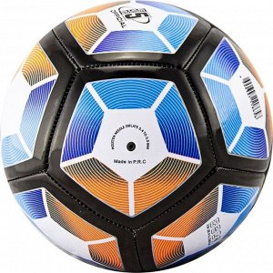 Мяч футбольный детский Novus LIGA, PVC бело-синий/оранжевый, размер 5, машинная сшивка, d=68-71