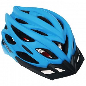 Шлем велосипедиста BATFOх, размер 56-59 см, J-792, цвет голубой