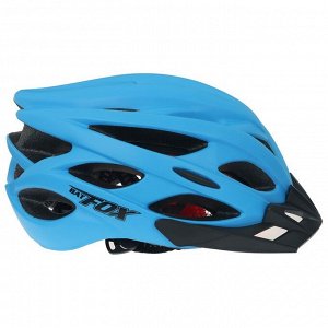 Шлем велосипедиста BATFOх, размер 56-59 см, J-792, цвет голубой