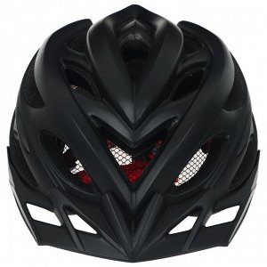 Шлем велосипедиста BATFOх, размер 56-59 см, J-792, цвет чёрный