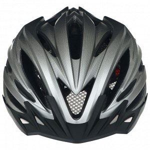 Шлем велосипедиста BATFOX, размер 58-62CM, 8261, цвет серый