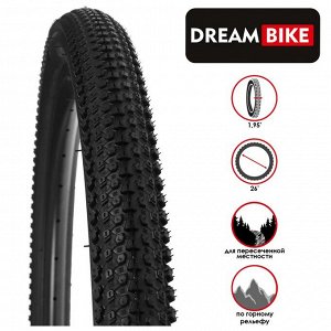 Покрышка 26"x1.95" (50-559) Dream Bike