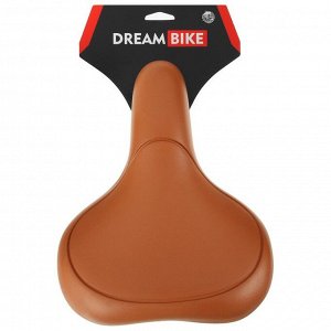 Седло Dream Bike спорт-комфорт, цвет коричневый