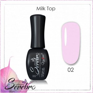 Молочный топ без липкого слоя "Milk top" для гель-лака ТМ "Ser*o", 11 мл