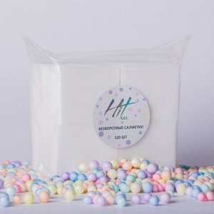 Безворсовые салфетки ТМ "HIT gel", 320 шт