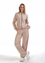 КОСТЮМ КС9292 БЕЖЕВЫЙ С КРАСНЫМ
