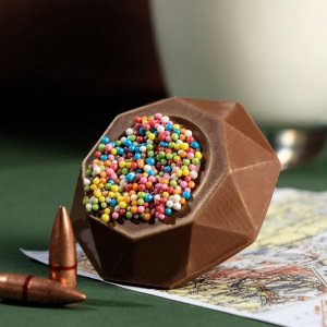 Шоколадная бомбочка "С 23 февраля", молочный шоколад, 38 г