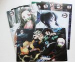 Набор постеров &quot;Demon Slayer/Клинок, рассекающий демонов&quot;, 8 шт