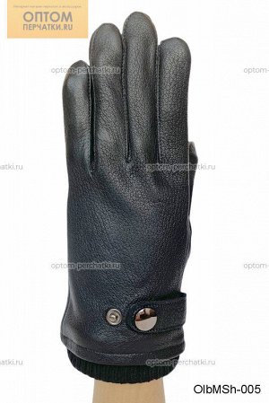 Перчатки мужские кожаные на меху