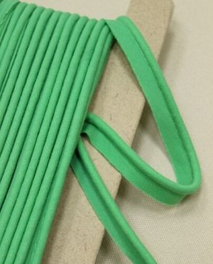 Кант отделочный цв.светло-зеленый, ш.15мм/5мм, хлопок-100%