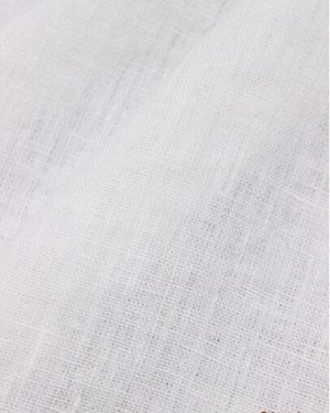 Лен костюмный с эффектом мятости цв.Белый (опт.отбеленный), ш.1.45м, лен-100%, 190гр/м.кв