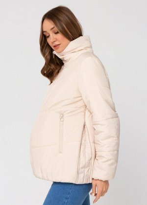 Куртка демис. 2в1 "Брайтон" для беременных; бежевый