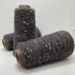 Пряжа для вязания, 120 гр., Alpaka tweed 68% альпака 27% полиамид 5% фасонная нить 320м/100г Violet storm
