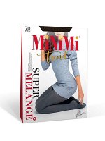 Матовые эластичные колготки с эффектом меланж